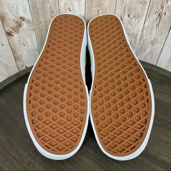 Vans Era Checkerboard “Sharp Green” Sneaker Sz 6.5 - Picture 8 of 9